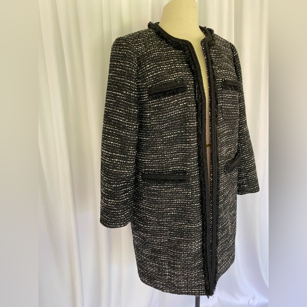 J. Crew Black Blazer with Structured Shoulders - Picture 2 of 7